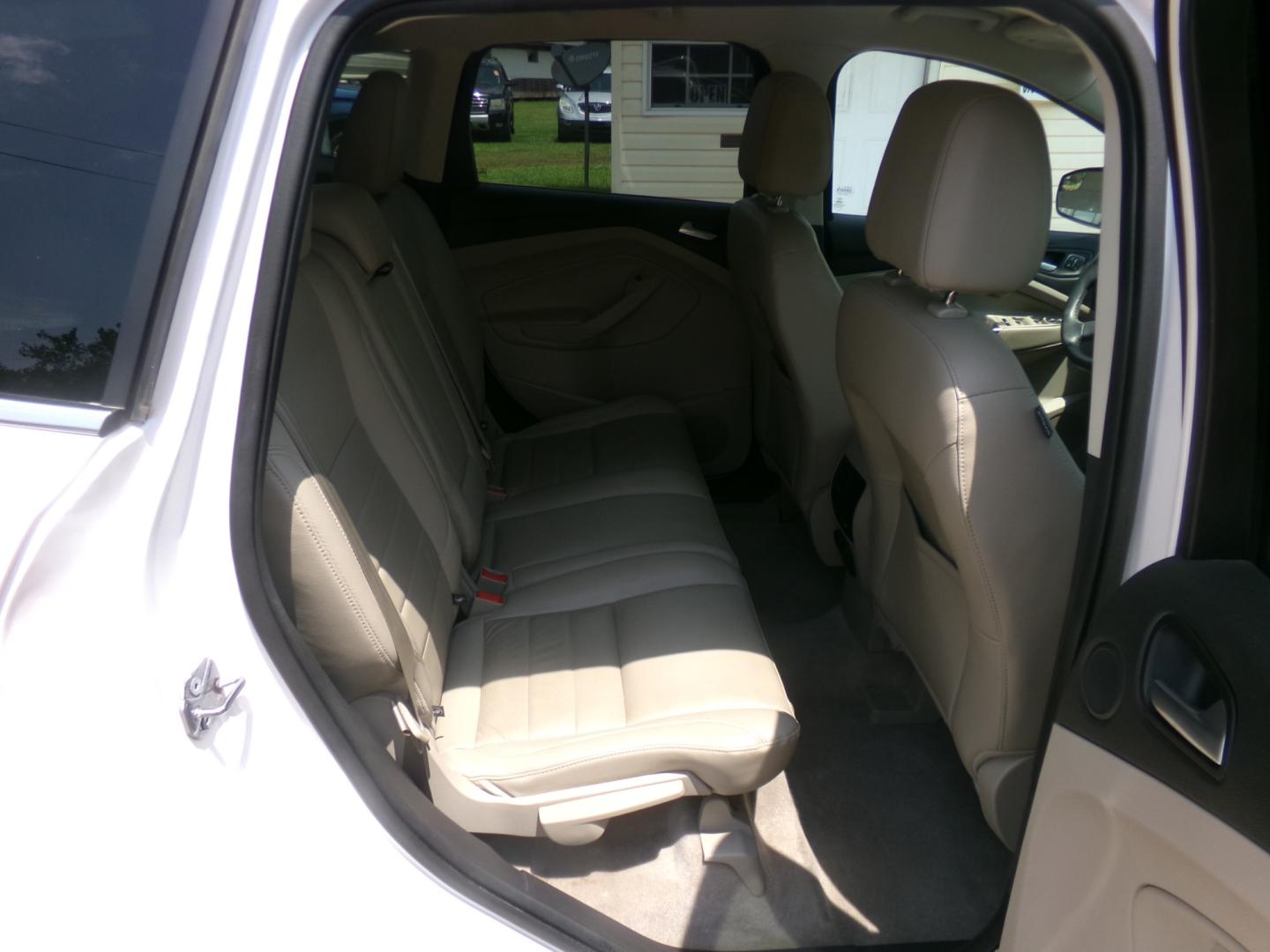 2015 White /Tan Ford Escape Titanium (1FMCU0JX9FU) with an 2.0L Ecoboost engine, automatic transmission, located at 401 First NE, Bearden, AR, 71720, (870) 687-3414, 33.726528, -92.611519 - Photo#20